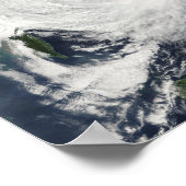 Poster Typhoon Tokage au sud du Japon (Coin)