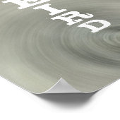 poster typografie muurkunst (Hoek)