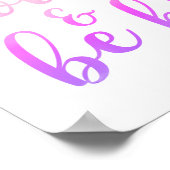 Poster Typografie van citaat van de Courage en van (Hoek)