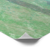 Poster Typographie Abstraite multicolore (Coin)