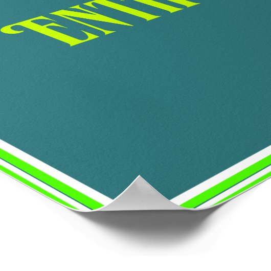 Poster Typographie de devis inspirante (Coin)