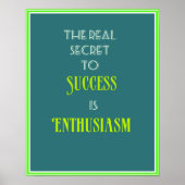 Poster Typographie de devis inspirante (Devant)