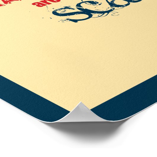 Poster Typographie de devis Inspirationnelle 11x14 (Coin)