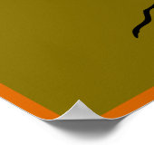 Poster Typographie de devis Randonnée inspirante (Coin)