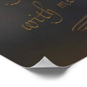 Poster Typographie de la citation de chaudière Éffrayante (Coin)