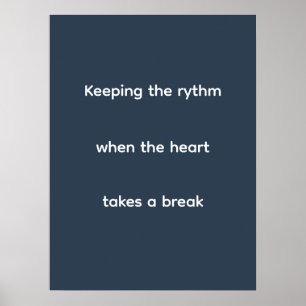 Poster Typographie de la marine mystique pour perfusionni