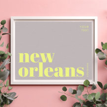 typographie de La Nouvelle-Orléans Louisiane