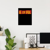 Poster Typographie De La Soul (Bureau à domicile)