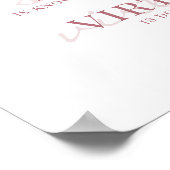 Poster Typographie de script moderne Citation motivationn (Coin)