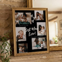 Typographie de script pour maman 6 Photo Collage e