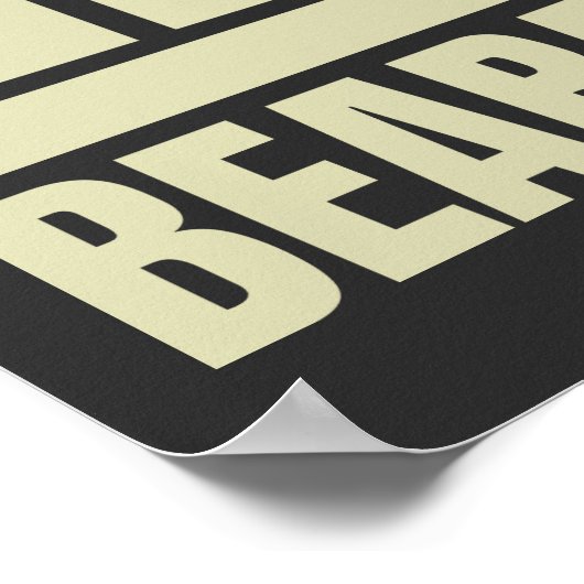 Poster Typographie des devis | Sarcasme drôle (Coin)