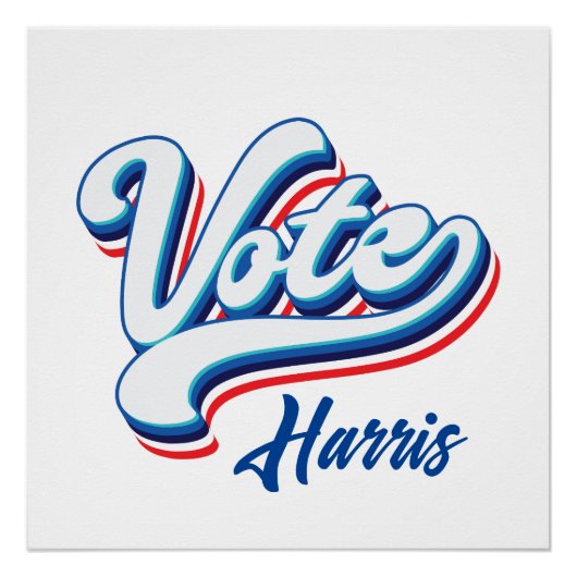 Poster Typographie des élections (Devant)