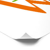 Poster Typographie d'Halloween moderne Bats Araignées (Coin)