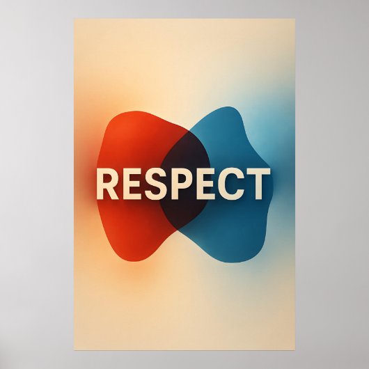 Poster Typographie du respect minimal des ponts (Devant)