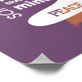 Poster Typographie du yoga (Coin)