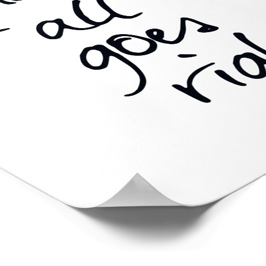 Poster Typographie inspirée de Scandi noir et blanc (Coin)