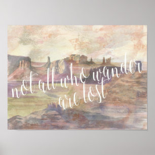 Poster Typographie IV d'aventure