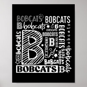 Poster Typographie Lynx Pour Hommes Femmes Lynx Animal Am