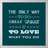 Poster Typographie moderne Citation inspirée (Devant)