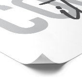 Poster Typographie moderne, simple, cool de Cool It (Coin)