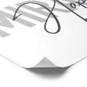 Poster Typographie moderne, simple, cool Miracle Happings (Coin)