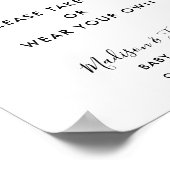 Poster Typographie Monochrome Moderne Masques de signalis (Coin)