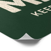 Poster Typographie motivante d'art mural (Coin)