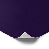 Poster Typographie quantique Oswald or violet foncé (Coin)