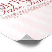 Poster Typographie rétro "Les bonnes choses prennent du t (Coin)