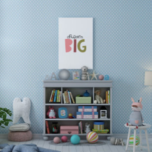 Poster Typographie Rêve Grand