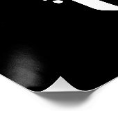 Poster Typographie sauvage et libre (Coin)