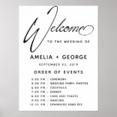 Poster Typographie Script écriture naturelle (Devant)