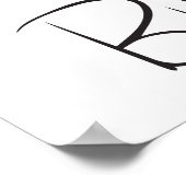 Poster Typographie surnaturelle (Coin)