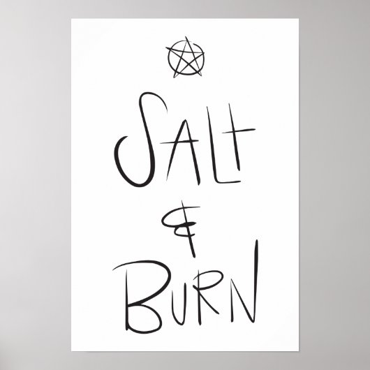 Poster Typographie surnaturelle (Devant)