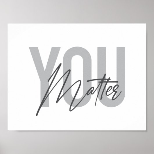 Poster Typographie urbaine moderne, simple, cool Vous ave (Devant)