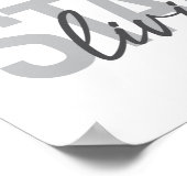 Poster Typographie urbaine moderne, simple et cool Commen (Coin)