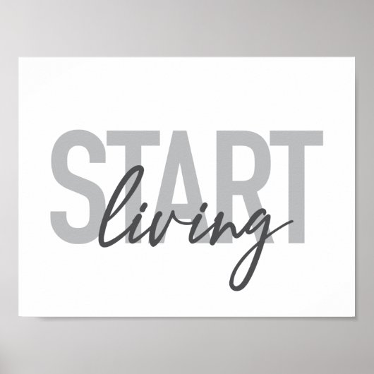 Poster Typographie urbaine moderne, simple et cool Commen (Devant)