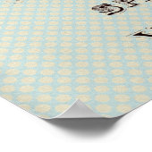 Poster Typographie vintage (Coin)