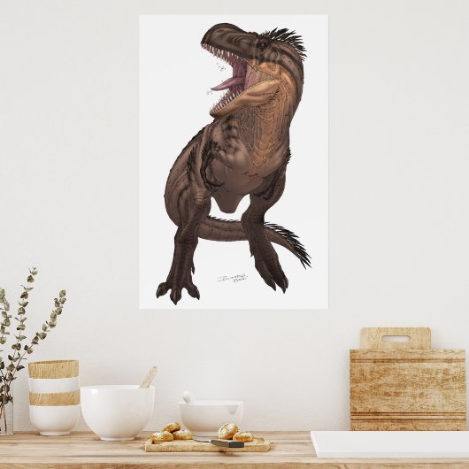 Poster Tyrannosaurus rex (Cuisine)