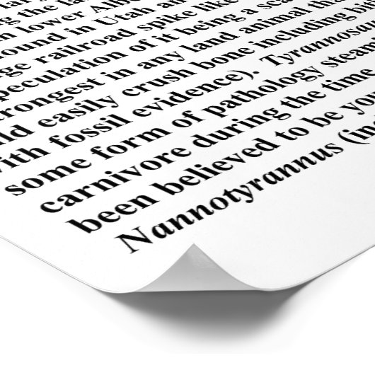 Poster Tyrannosaurus rex (Coin)