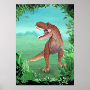 Poster Tyrannosaurus Rex Dinosaur