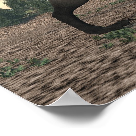 Poster Tyrannotitan - rendu 3D (Coin)