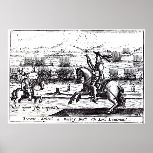 Poster Tyrone Désire une perle avec Lord Lieutenant (Devant)