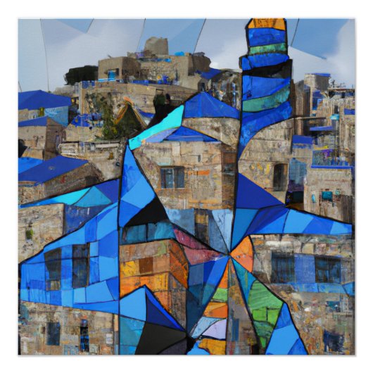 Poster Tzfat (Devant)