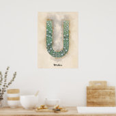 Poster U est pour Urchin (Cuisine)