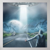Poster U.F.O. Hitchhiker (Devant)