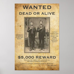 Poster U mort ou vivant Recherché peut changer la PIC et