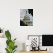Poster U.S. Capitol, Washington D.C. (Bureau à domicile)