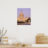 Poster U.S. Capitol, Washington D.C. (District of (Cuisine)