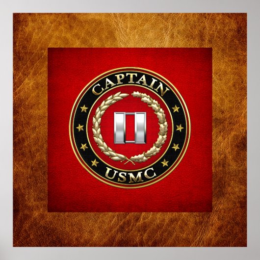 Poster U.S. Marines: Captain (USMC Capt) [3D] (Devant)